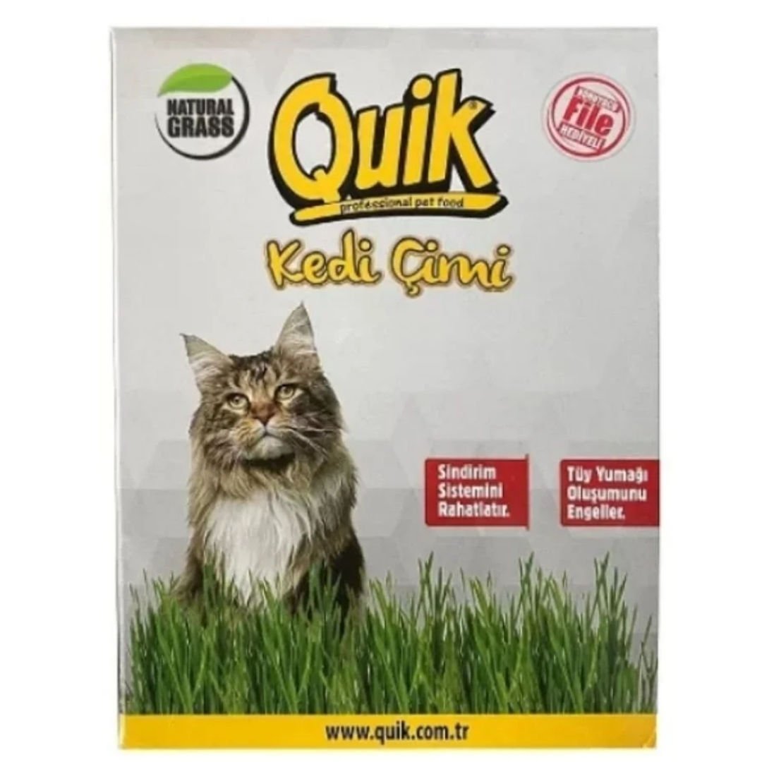Quik Kedi Çimi Fileli