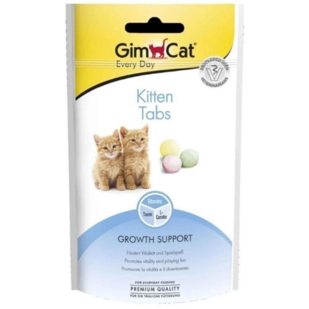 GimCat Kitten Tabs Ödül Tableti 40gr - Yavru Kediler için