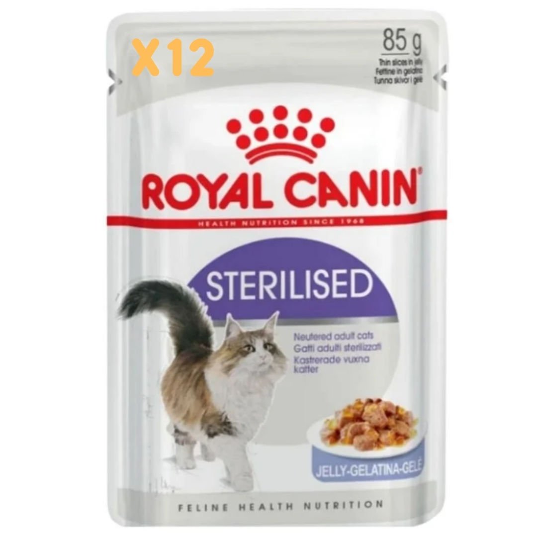 Royal Canin Jelly Sterilised Kısırlaştırılmış Yaş Kedi Maması 12 Adet x 85 Gr