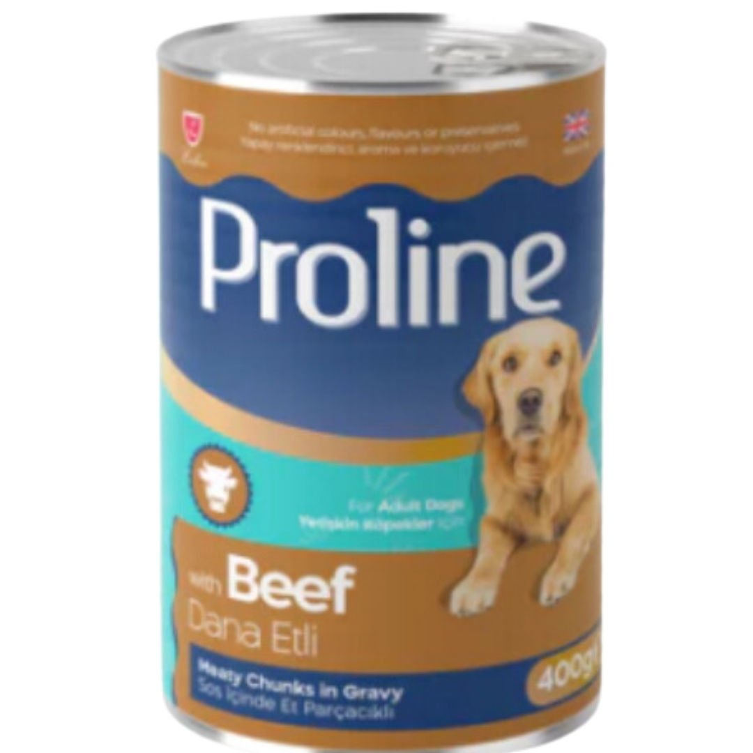 Proline Sos İçinde Parça Dana Etli Yetişkin Köpek Konservesi 400gr