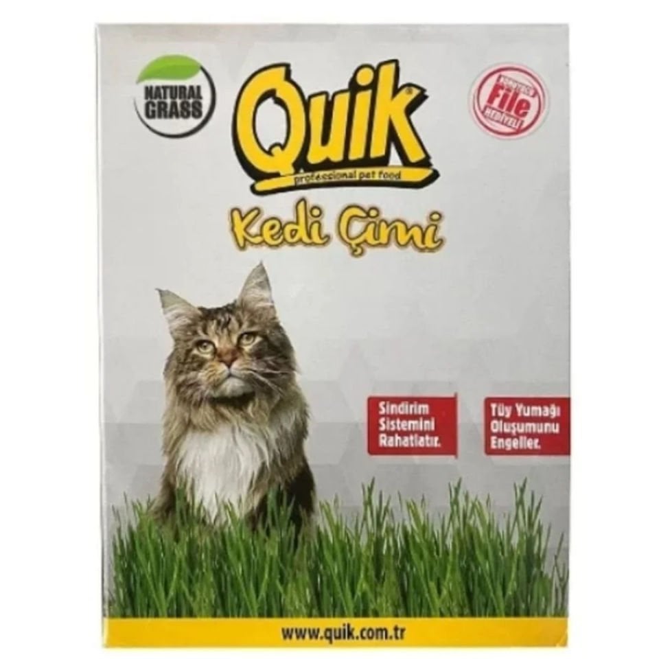 Quik Kedi Çimi Fileli