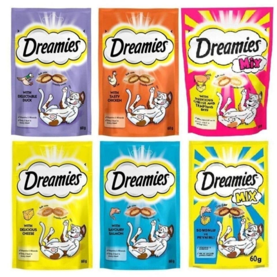 Dreamies Kedi Ödülü Karışık Avantaj Paketi 6'lı