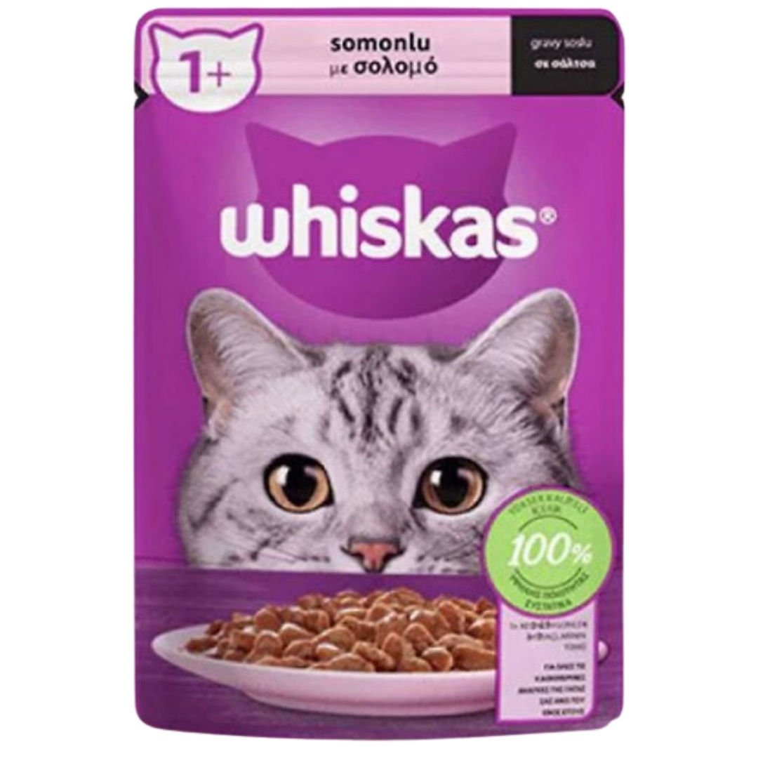 Whiskas Pouch Somonlu Yaş Kedi Maması 85 gr