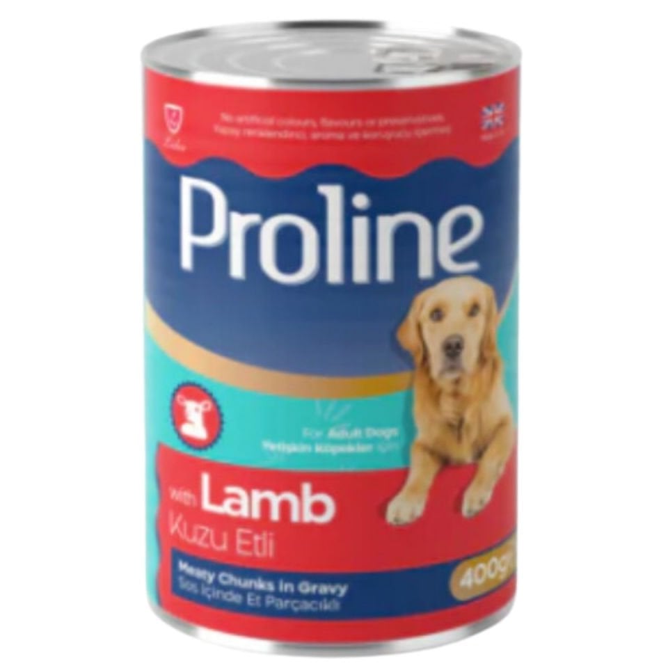 Proline Sos İçinde Parça Kuzu Etli Yetişkin Köpek Konservesi 400gr