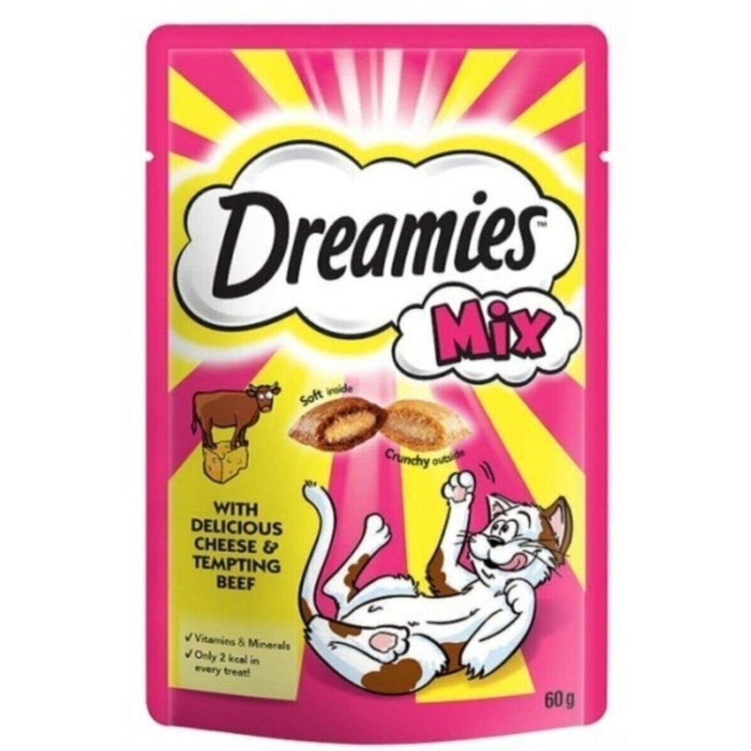 Dreamies Biftek Peynir Mix Kedi Ödülü 60 Gr