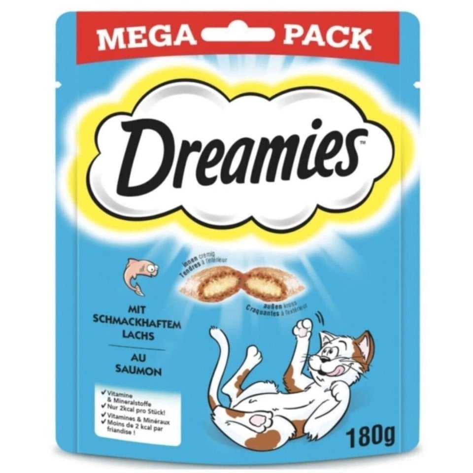 Dreamies Maxi Pack Somonlu Kedi Ödülü 180 Gr