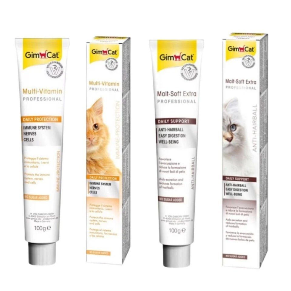 GimCat Malt Soft Extra 100 Gr + GimCat Multivitamin 100 Gr