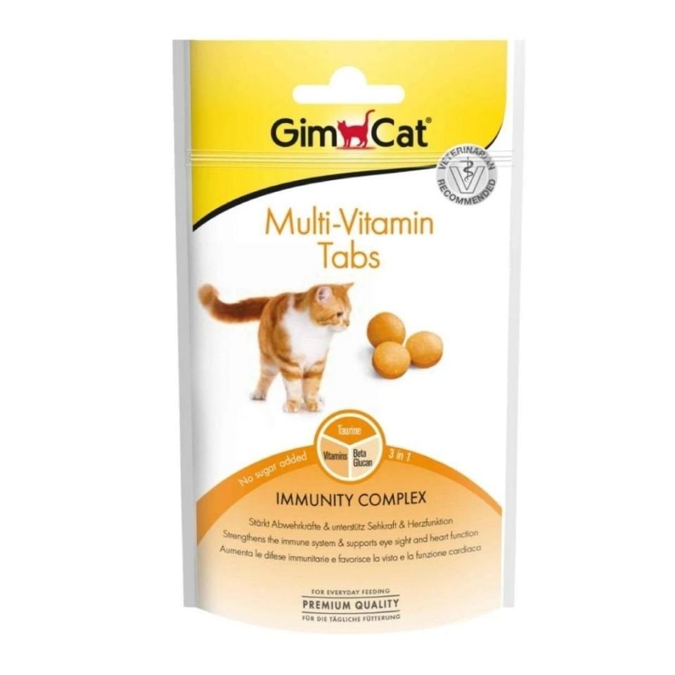 GimCat Multivitamin Ödül Tableti 40 Gr