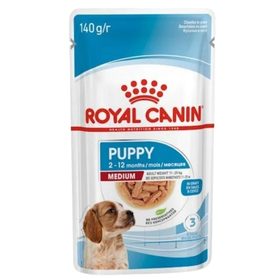 Royal Canin Medium Puppy Gravy Köpek Yaş Maması 140 Gr