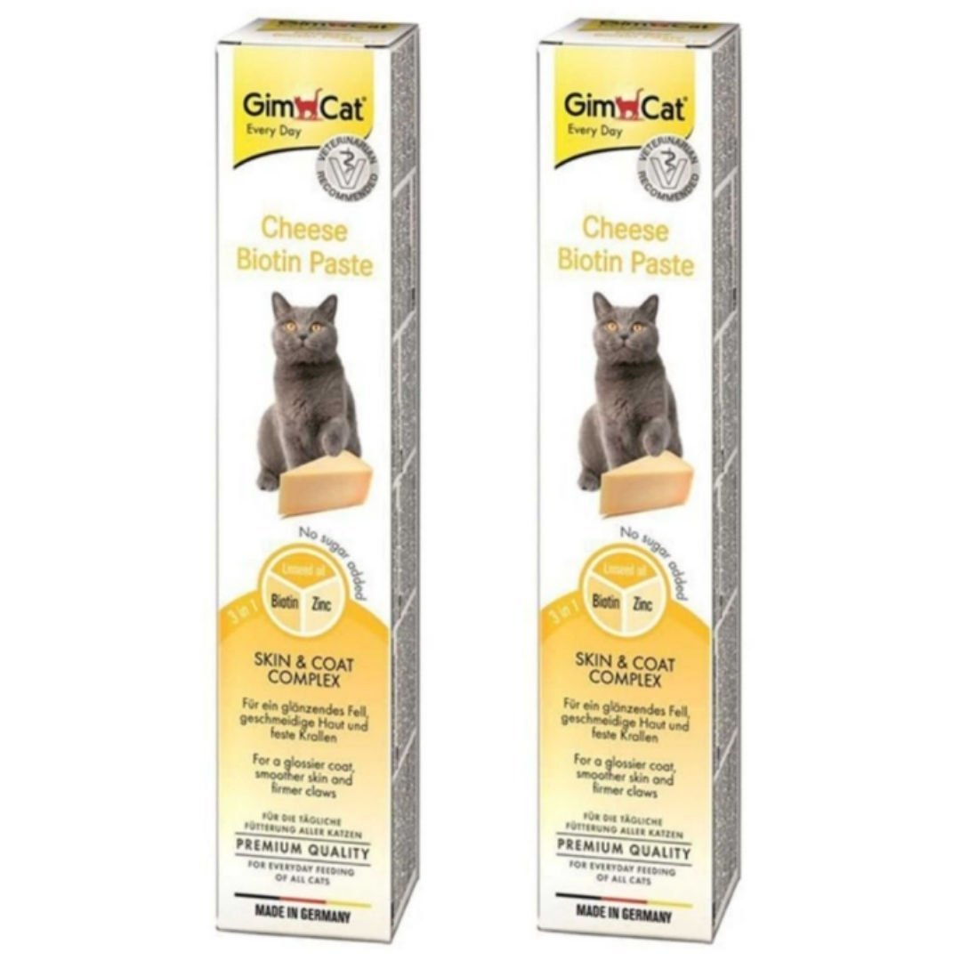 GimCat Biyotinli ve Peynirli Güzellik Macunu 50gr x 2 Adet