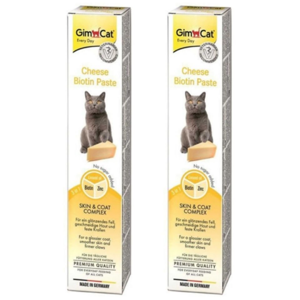 GimCat Biyotinli ve Peynirli Güzellik Macunu 50gr x 2 Adet
