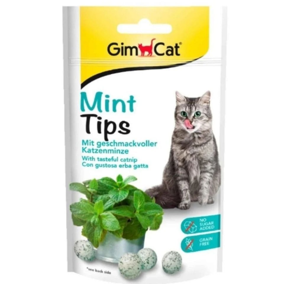 GimCat Mint Tips Ödül Tableti 40gr