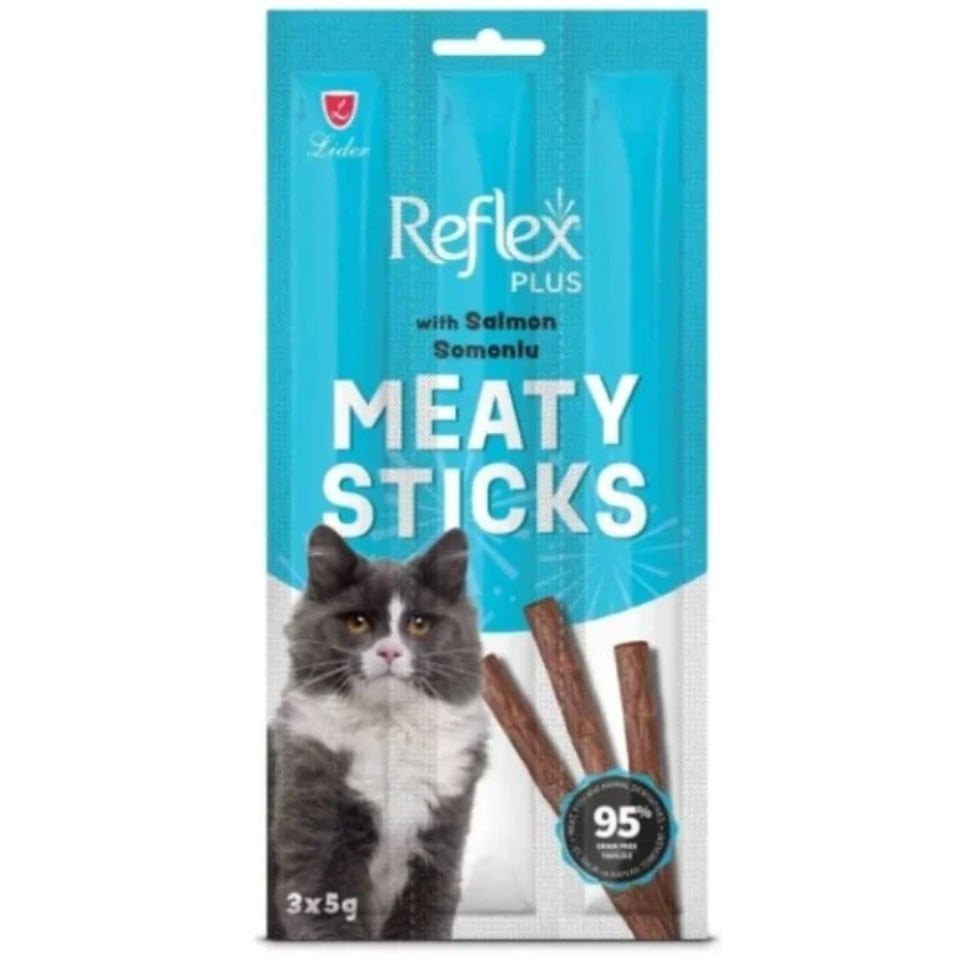 Reflex Plus Somonlu Kedi Ödül Çubuğu 15gr (3'lü)