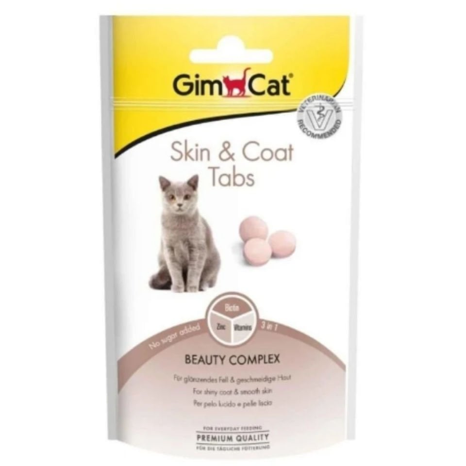 GimCat Skin & Coat Ödül Tableti 40gr
