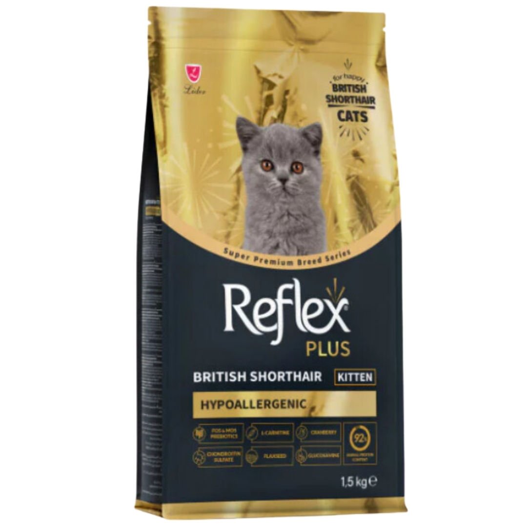 Reflex Plus HypoAllergenic British Shorthair Yavru Kedi Maması 1,5kg