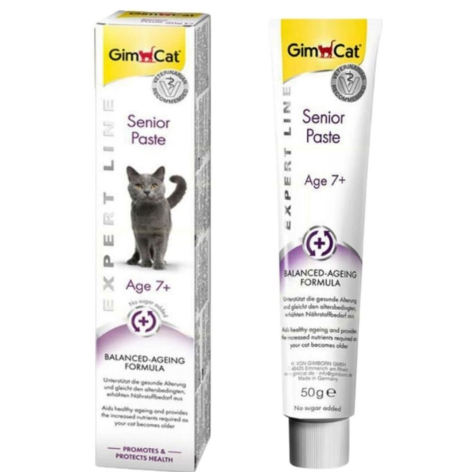 GimCat Kedi Macunu Senior Paste 50 Gr