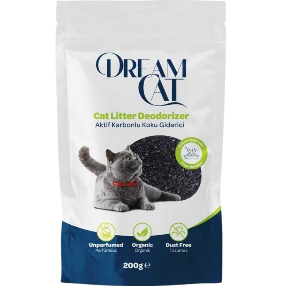 Dream Cat Aktif Karbonlu Kedi Kumu Koku Giderici 200gr