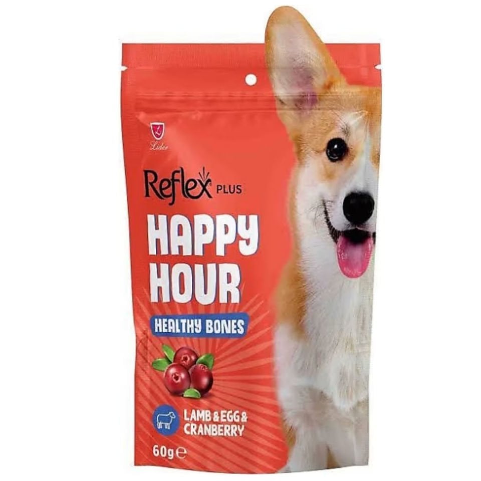 Reflex Plus Happy Hour Sağlıklı Kemikler İçin Destekleyici Köpek Ödül Maması 60gr