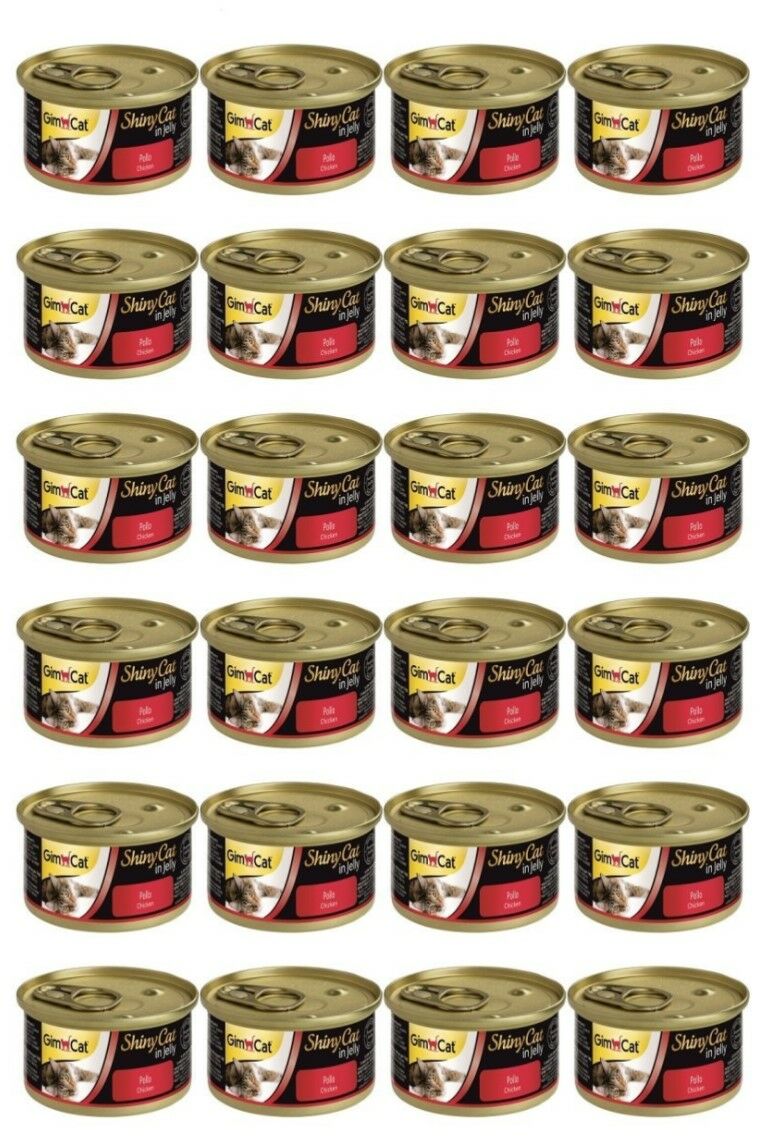 GimCat Shinycat Tavuklu Kedi Konserve Maması 70 Gr x 24 Adet