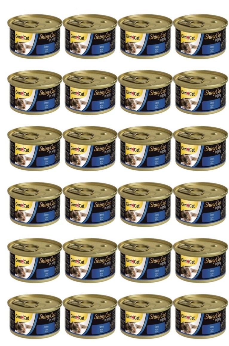 GimCat Shinycat Tuna Balıklı Konserve Kedi Maması 70 Gr x 24 Adet