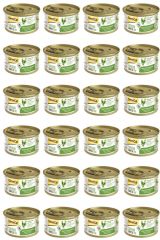 GimCat Shinycat SF Fileto Tavuklu Elmalı Konserve Kedi Maması 70 Gr x 24 Adet