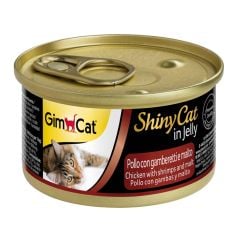 GimCat Shinycat Konserve Kedi Maması - Tavuk Karides Malt 70gr