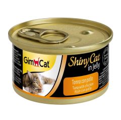 GimCat Shinycat Konserve Kedi Maması - Tuna Balıklı Tavuklu 70gr