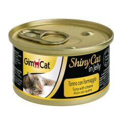 GimCat Shinycat Konserve Kedi Maması -Tuna Balıklı Peynirli 70gr
