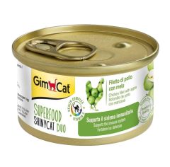 GimCat Shinycat SF Fileto Tavuklu Elmalı Konserve Kedi Maması 70 Gr