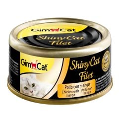 GimCat Shinycat Fileto Kedi Maması -Tavuk Mango 70gr