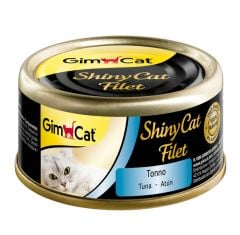 Gimcat Shinycat Tuna Balıklı Kıyılmış Fileto Konserve Kedi Maması 70 gr