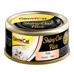Gimcat Shinycat Tavuklu Kıyılmış Fileto Konserve Kedi Maması 70 gr
