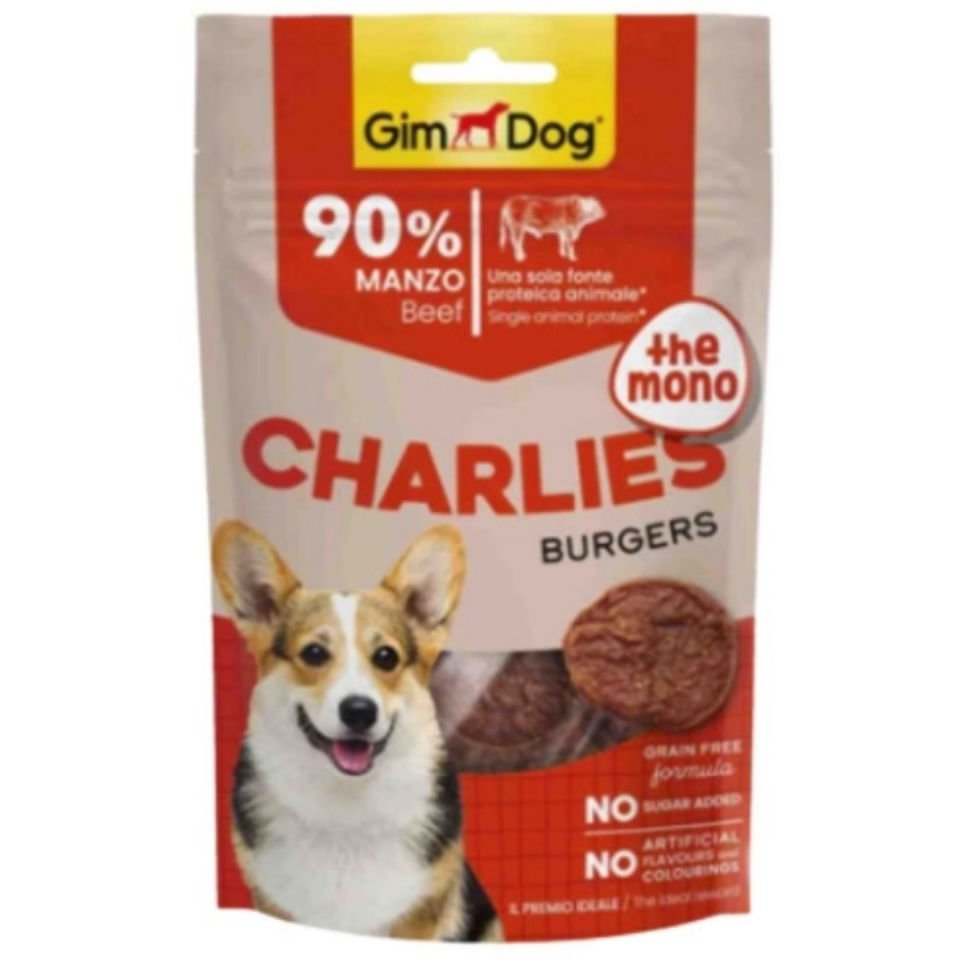 Gimdog Charlies The Mono Burgers Sığır Etli Köpek Ödülü 70Gr