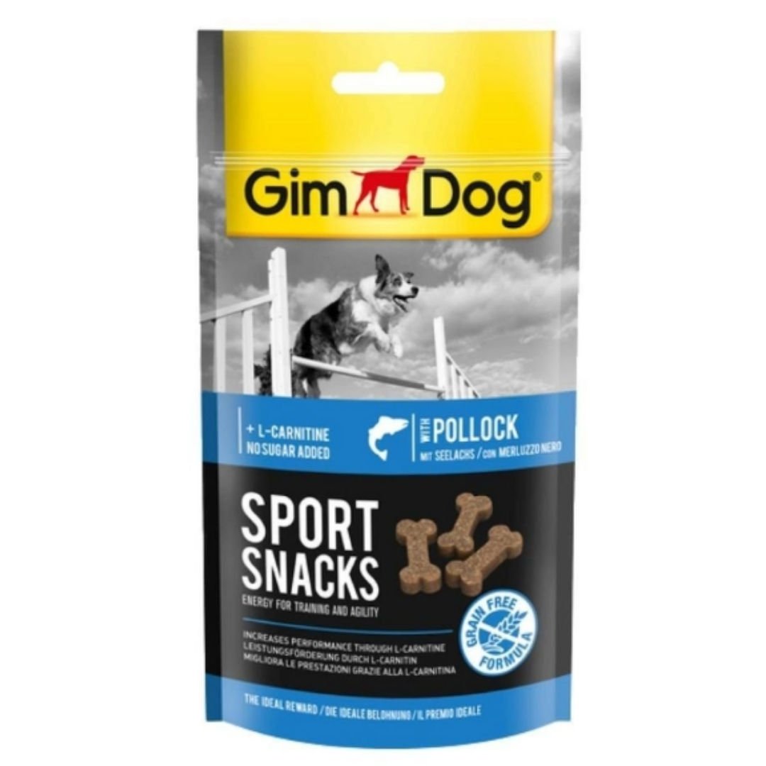 GimDog Sportsnacks Pollock - Kömür Balıklı Ödül Tableti 60 gr