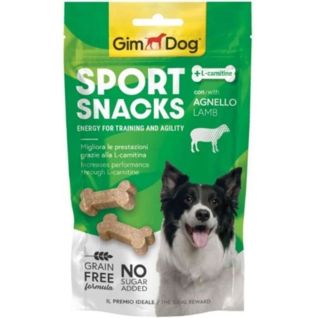 GimDog Sportsnacks Kuzu&L-Carnitinli Ödül Tableti 60 gr