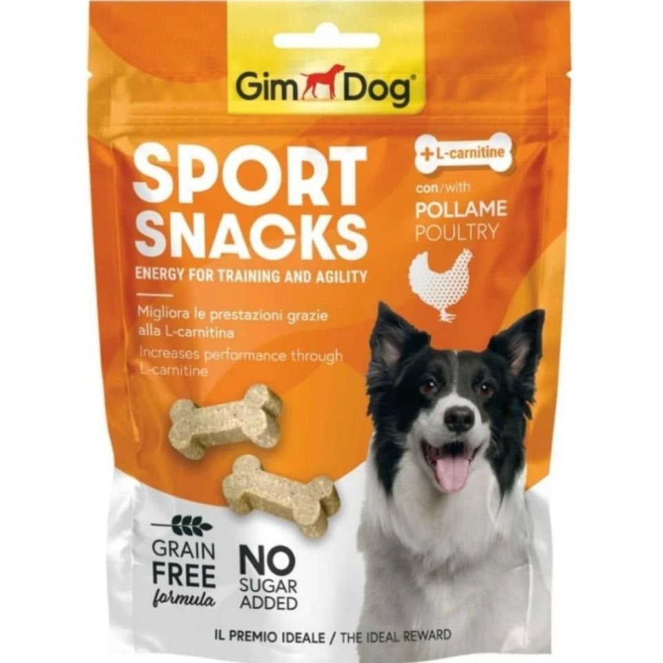 GimDog Sportsnacks Tavuk&L-Carnitinli Ödül Tableti 150 gr