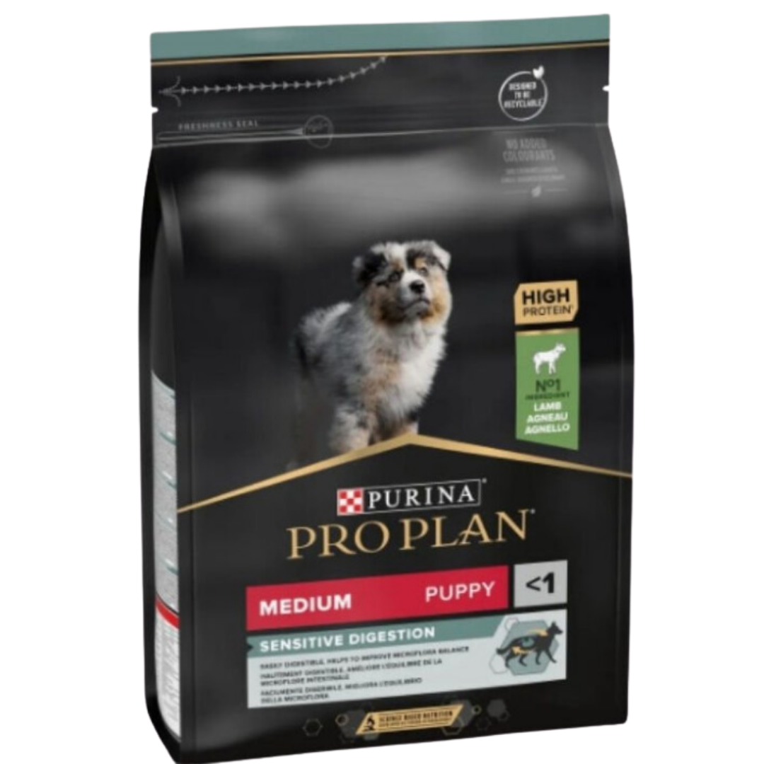 Proplan Sensitive Yavru Köpekler İçin Kolostrumlu, Kuzu Etli Köpek Maması 3 Kg