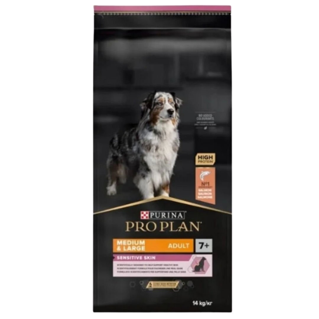 Proplan İleri Yaştaki Hassas Deriye Sahip Köpekler İçin Somonlu Mama 14 Kg
