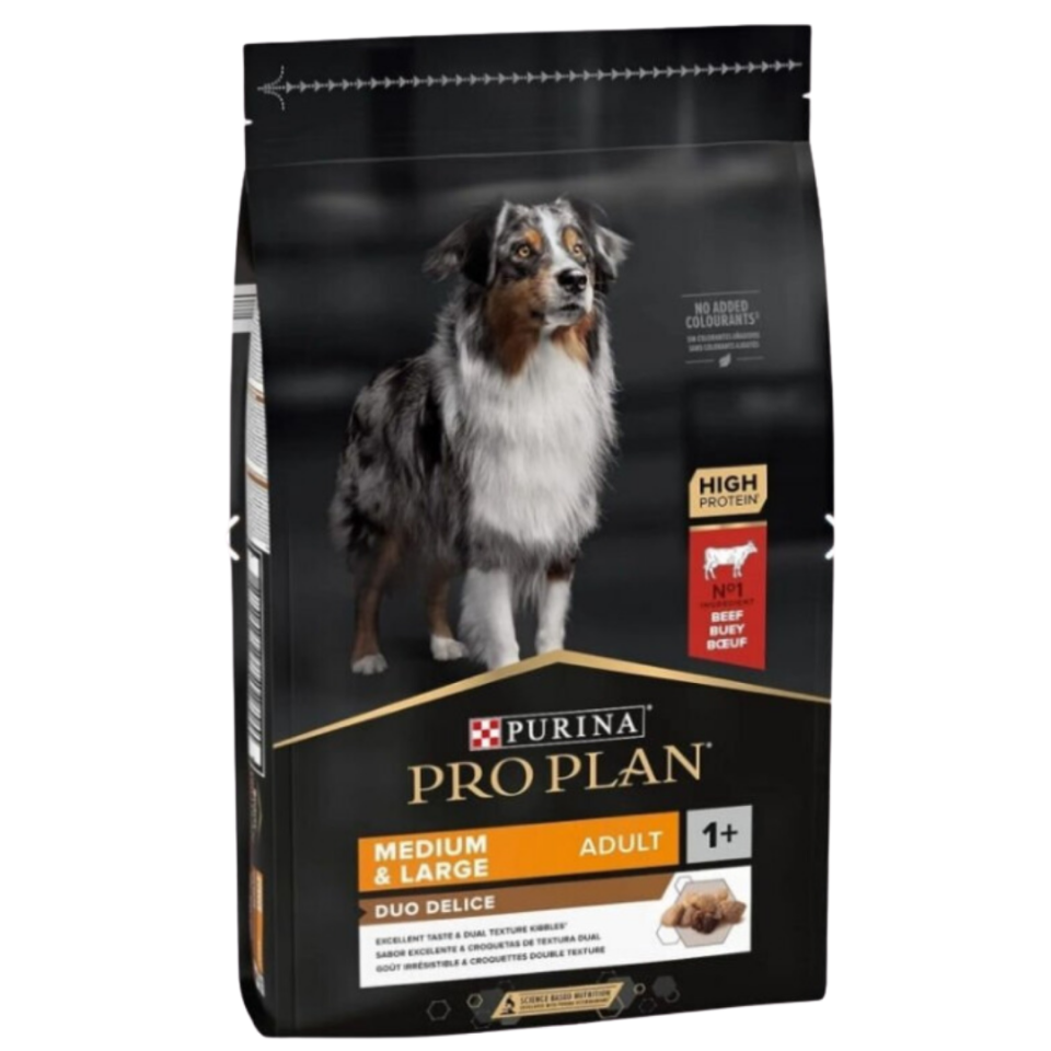 Pro Plan Duo Delice Parça Sığır Etli Köpek Maması 10 Kg