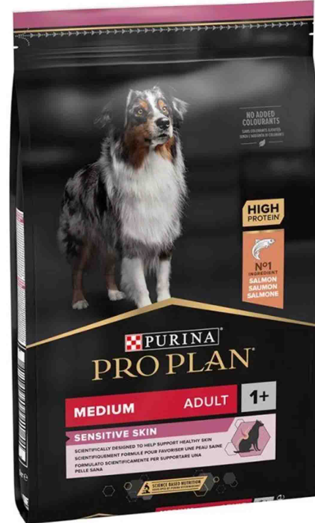 Proplan İleri Yaştaki Hassas Deriye Sahip Köpekler İçin Somonlu Köpek Maması 3 Kg
