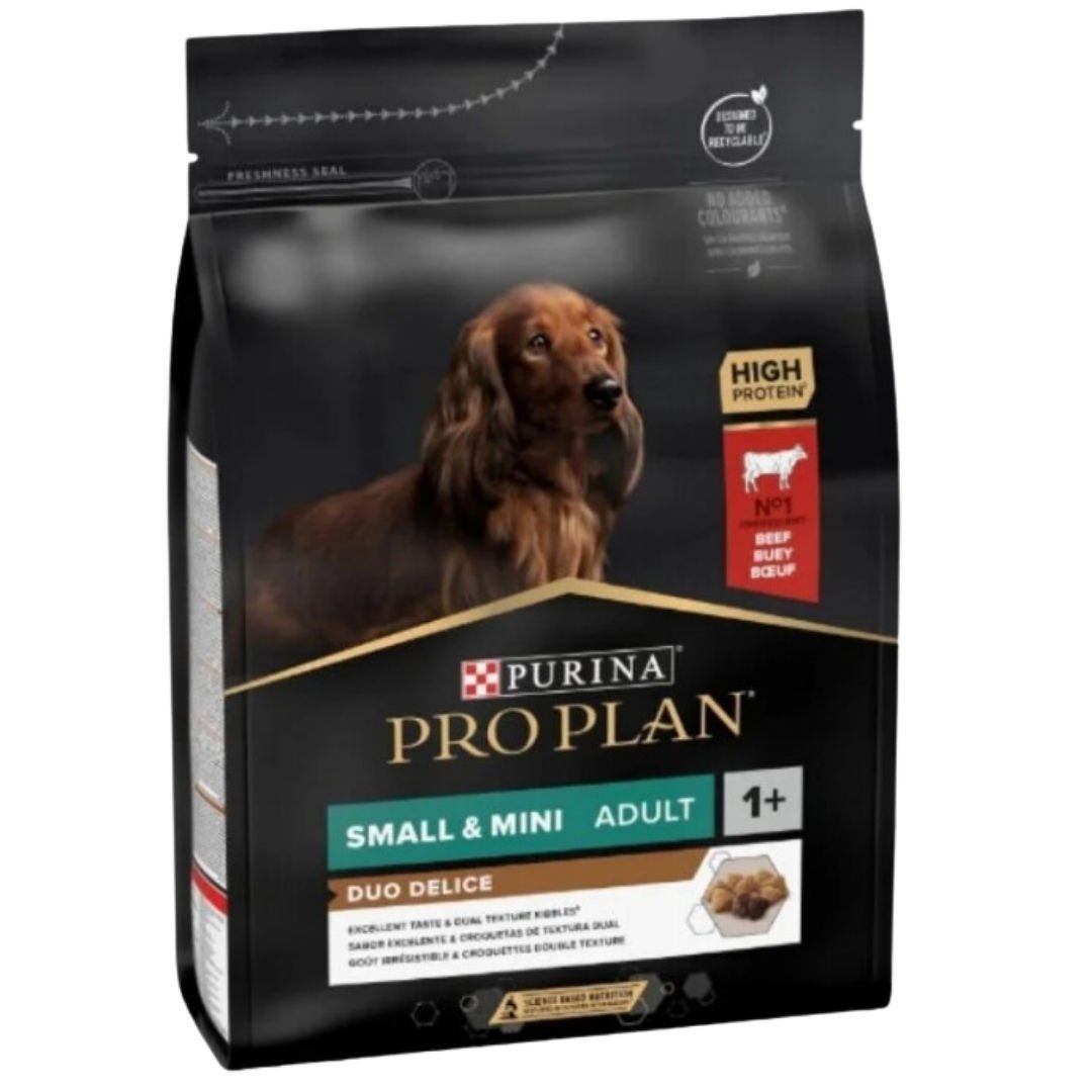 Pro Plan Duo Delice Small Adult Küçük Irk Biftek ve Pirinçli Yetişkin Köpek Maması 2,5 Kg