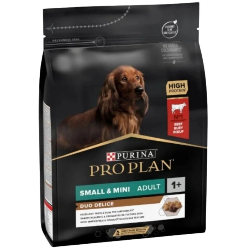 Pro Plan Duo Delice Small Adult Küçük Irk Biftek ve Pirinçli Yetişkin Köpek Maması 2,5 Kg