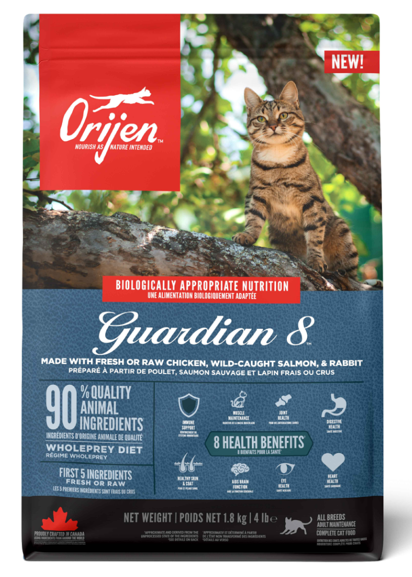 ORIJEN Guardian8 1,8 Kg - Yetişkin Kediler için Kedi Maması