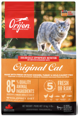 ORIJEN Original 1,8kg - Yavru ve Yetişkin Kedi Maması - Tüm ırk ve yaşam evreleri için