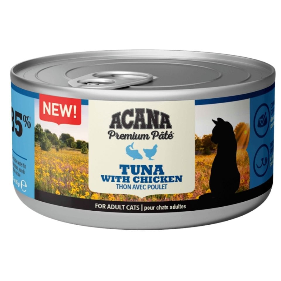 Acana Premium Pate Tuna Balıklı ve Tavuklu Kedi Konservesi 85 Gr