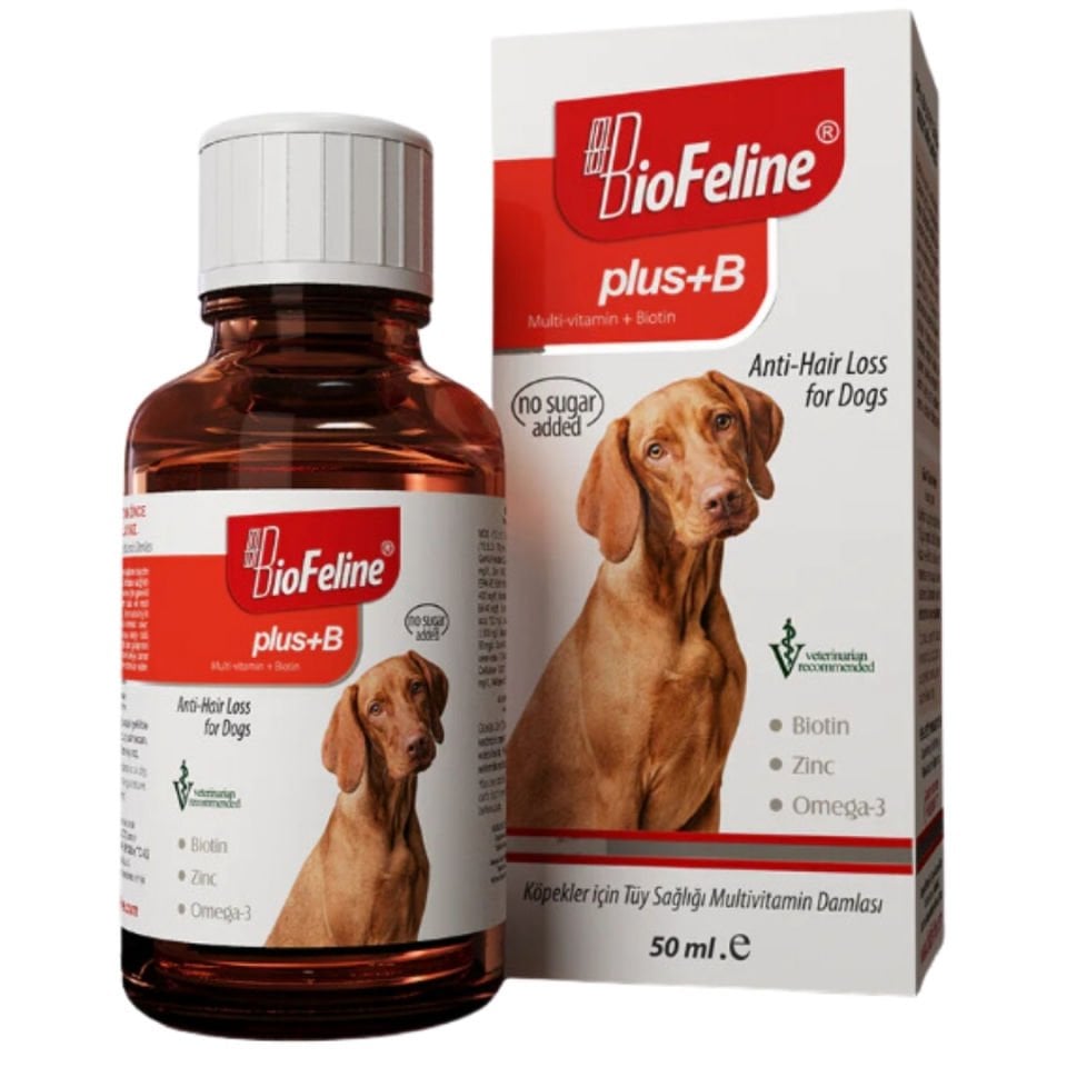 BioFeline Plus+B For Dogs 50 ml - Tüy Damlası