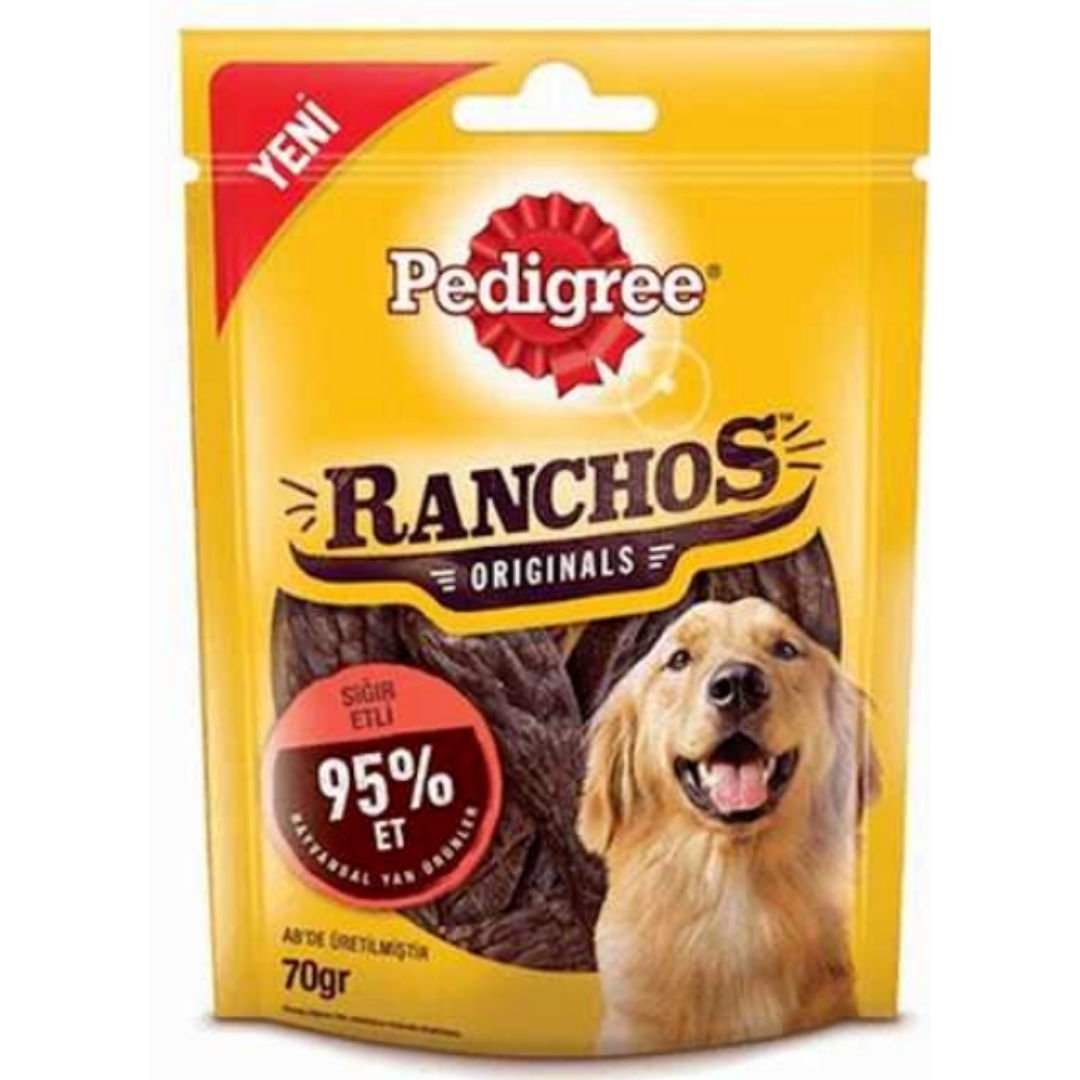 Pedigree Ranchos Sığır Etli Köpek Ödülü 70 Gr