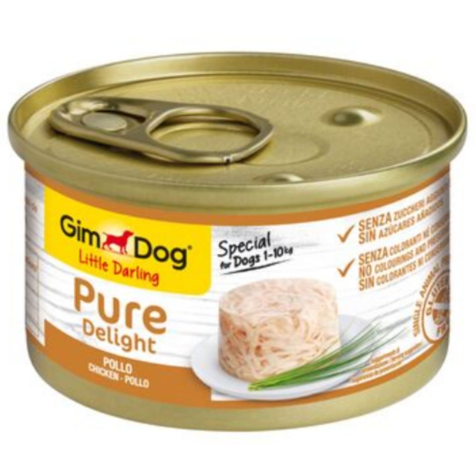 Gimdog Pure Delight Tavuk Etli Köpek Yaş Maması 85 Gr