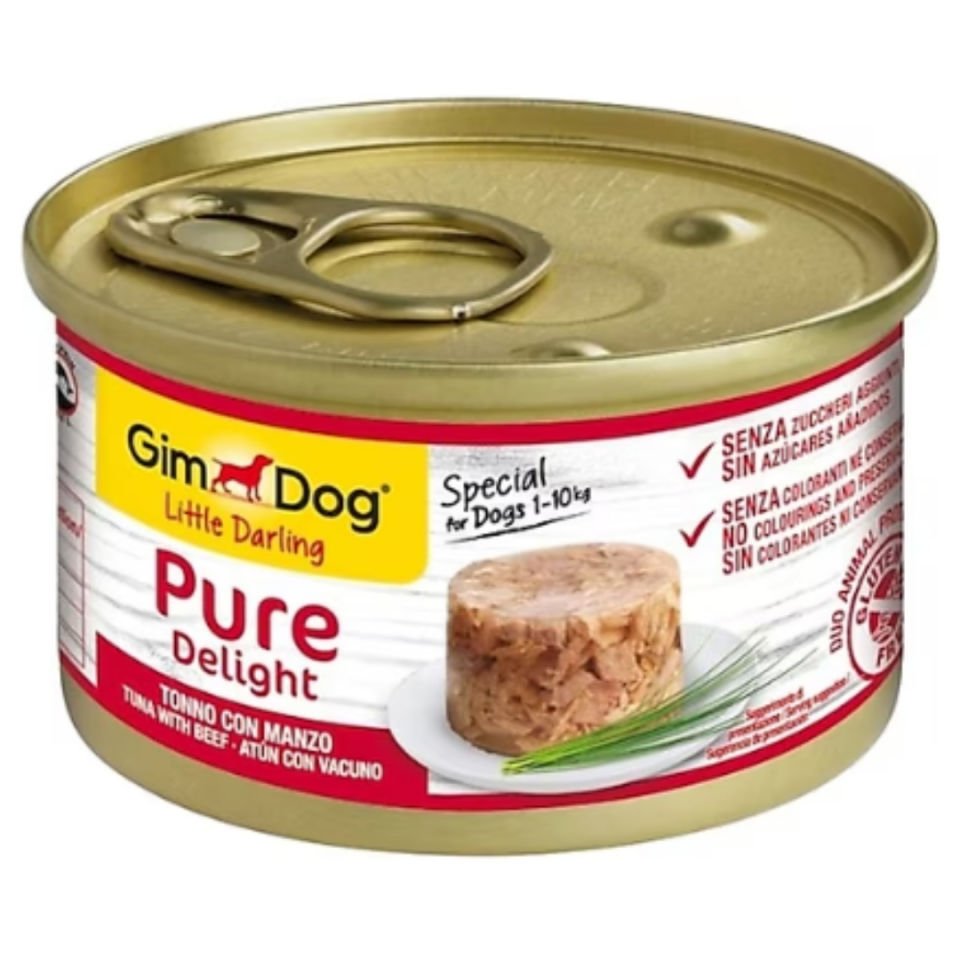 Gimdog Pure Delight Ton Balığı Biftek Köpek Yaş Maması 85 Gr