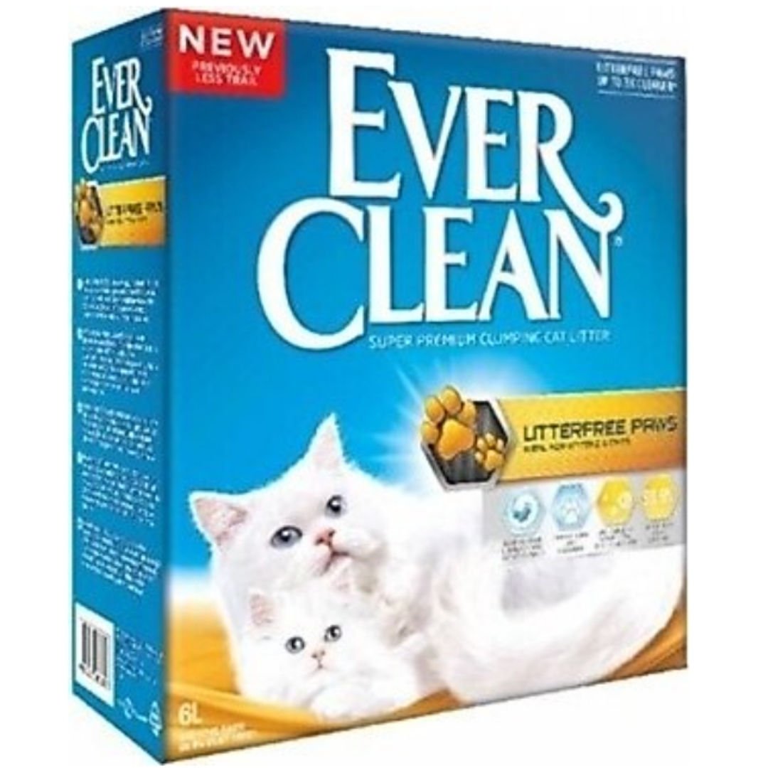 Ever Clean Litterfree Paws Patilere Yapışmayan Topaklanan Kedi Kumu 6lt